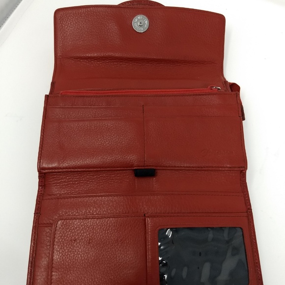 BRIGHTON RED ORGANIZER BAG/CLUTCH - Picture 6 of 8